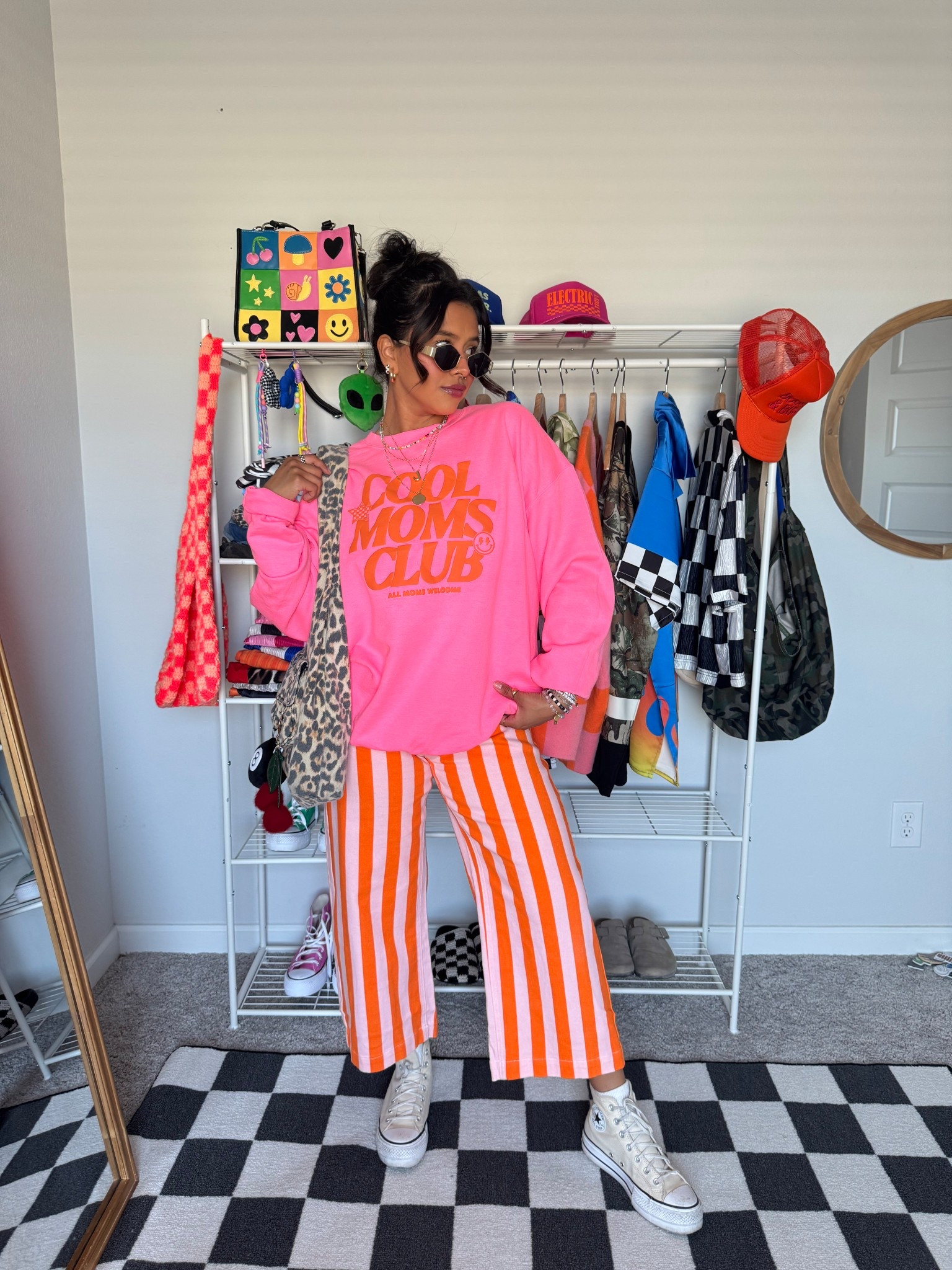 Cool mom outfit inspo! Wearing a size XL on the sweatshirt and size 8 on bottoms! 

#LTKootd #LTKmomlife #LTKgrwm