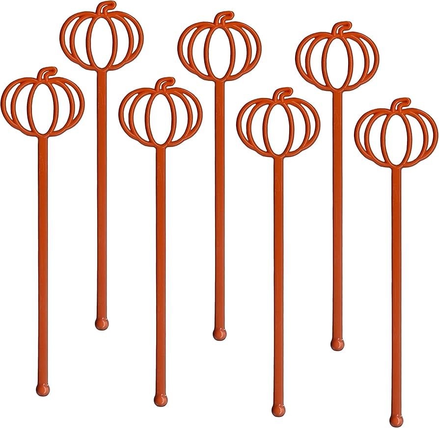 Coffee and Cocktail Stirrers, Reusable Plastic Drink Stirrer Sticks, 24 Swizzle Sticks, Use as a ... | Amazon (US)