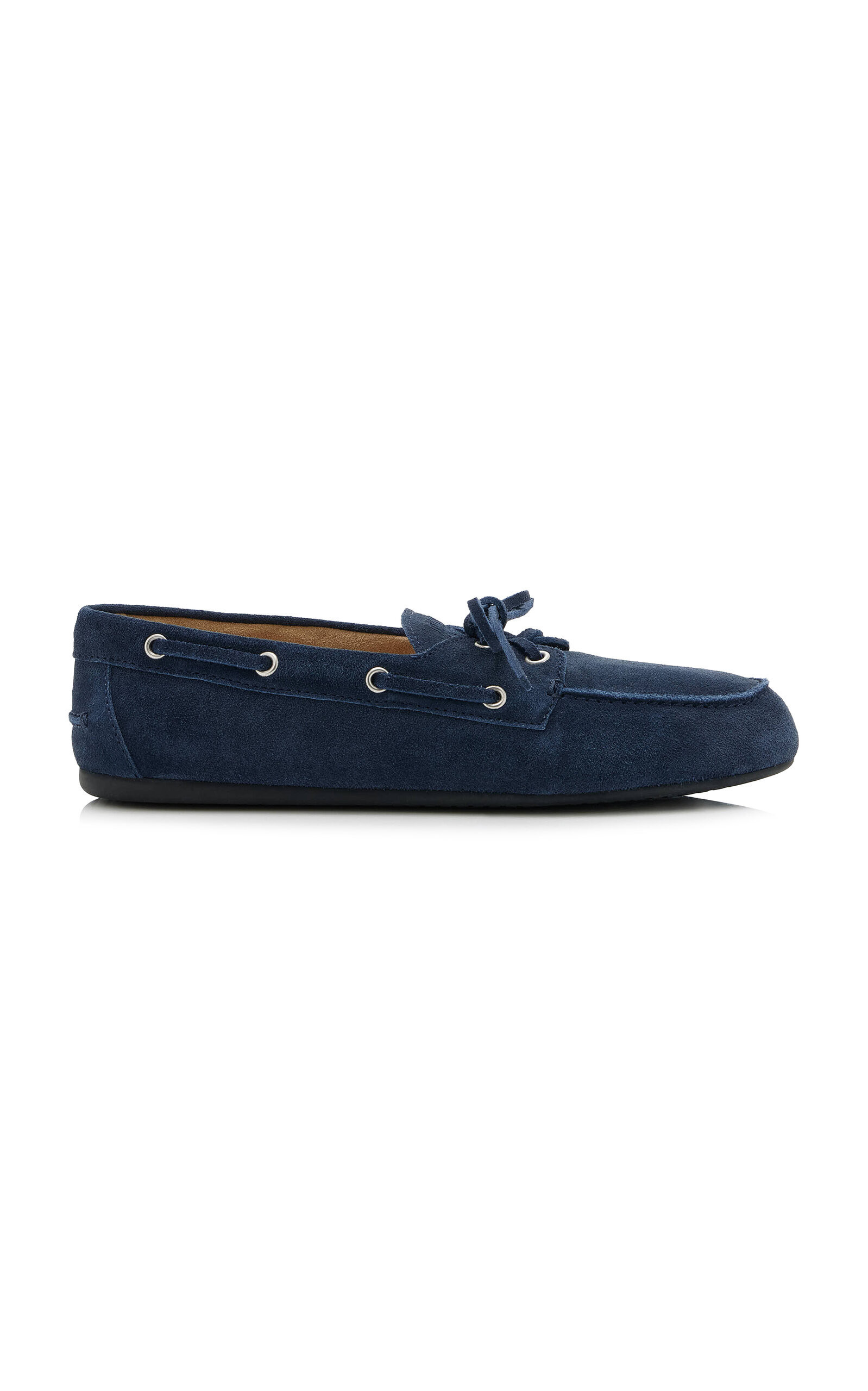 Miu Miu Suede Boat Shoes - Moda Operandi | Moda Operandi (Global)