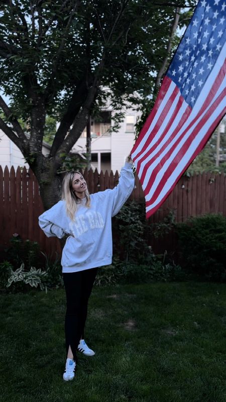 #ad I grabbed this versatile USA flag for $12 at @Lowes. It's perfect for your Memorial Day backyard celebration and you can put it up anywhere! #LowesPartner

Backyard decor • patio essentials • summer outdoor • family hosting • barbecue 

#LTKSeasonal #LTKVideo #LTKSaleAlert