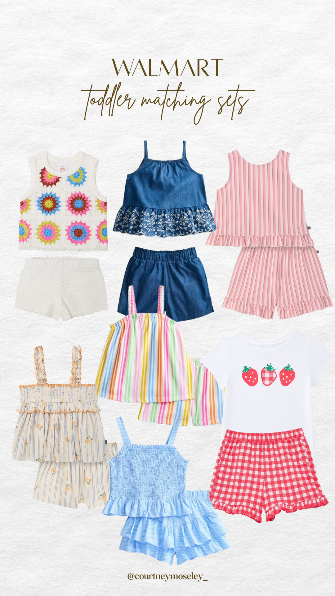 Walmart has the cutest toddler matching sets right now! Grabbed some for the girls the other day!  

 #LTKBaby #LTKKids