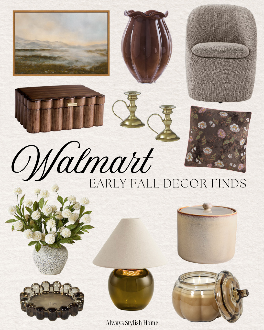 Sharing some of my favorite affordable Walmart fall decor finds that make your home feel cozy, elevated, and ready for the season without spending a fortune! Think warm neutrals, cozy textures, earthy tones, seasonal accents, and those designer-inspired Walmart home finds that look way more expensive than they actually are. 🤎 If you love neutral fall decor, modern organic home decor, and affordable home finds, save this for your next Walmart run! 🍁 #WalmartFinds #WalmartHome #WalmartHomeDecor #WalmartFallDecor #FallHomeDecor #FallDecor2026 

 #LTKSeasonal #LTKHome