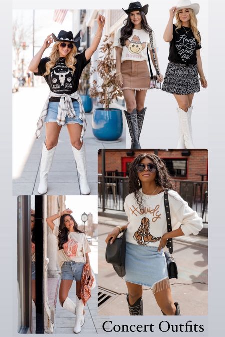 Country concert outfit inspo!