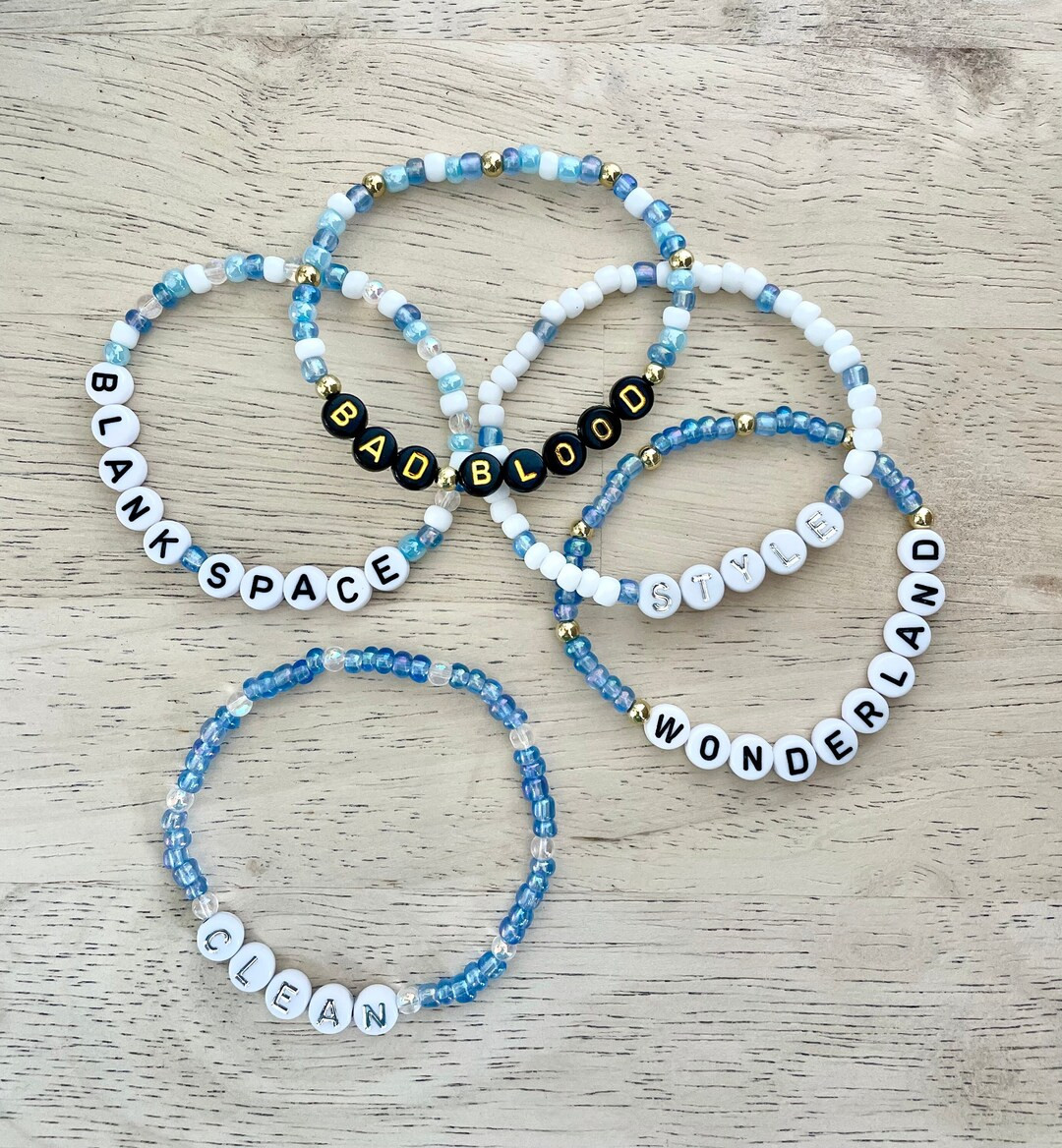 Set of 5 Eras Tour Friendship Bracelets | Etsy (US)