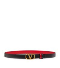 Valentino Garavani Reversible Leather VLOGO Belt | Harrods