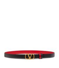 Valentino Garavani Reversible Leather VLOGO Belt | Harrods