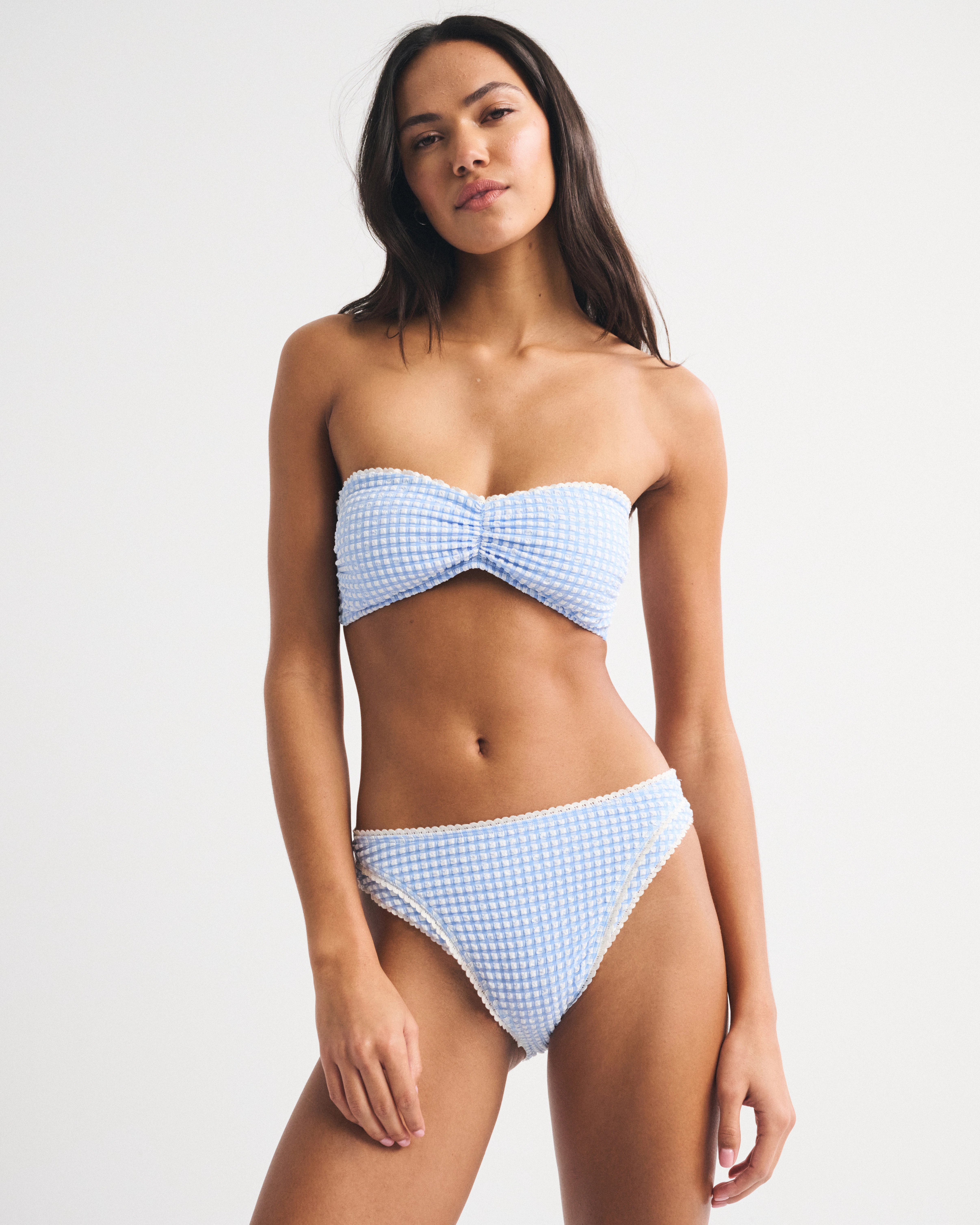 Mid Rise High-Leg Moderate Bottom | Abercrombie & Fitch (US)