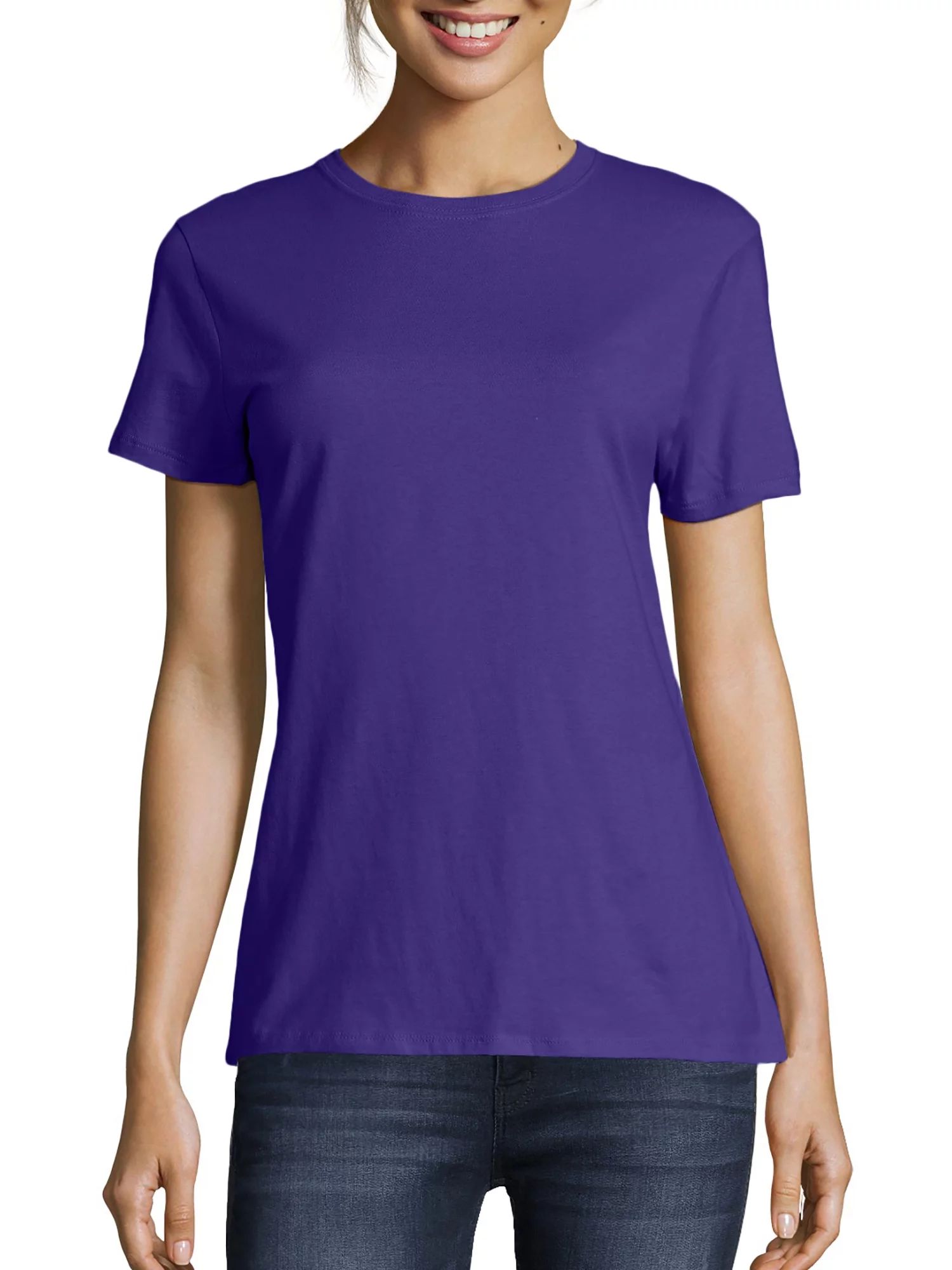 Hanes Women's Nano-T Short Sleeve T-Shirt | Walmart (US)