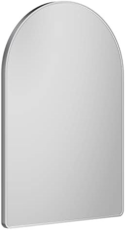 Villacola Arch Wall Mirror, 24x36 Inch Arched Mirror Silver Decorative Metal Frame Wall Mounted M... | Amazon (US)