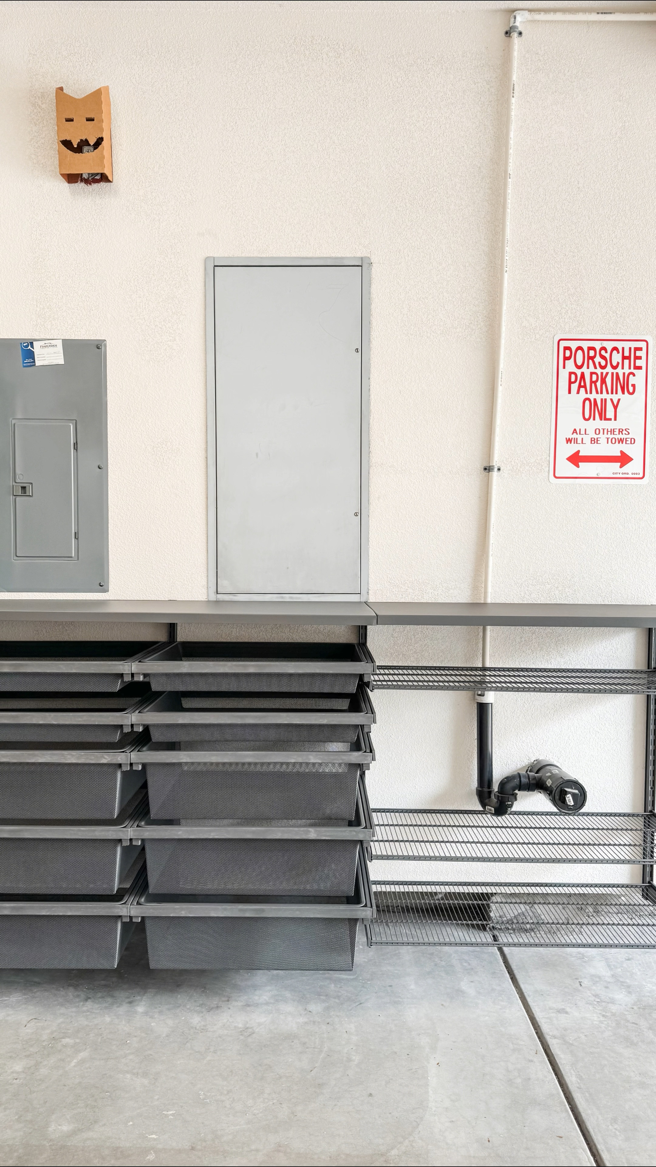 Although this garage wall had multiple obstructions to work around, you can see I looked beyond that and was able to execute a flawless finish. Now this family has drawers, shelves and a work surface on a wall that once didn't have a clear purpose or system. 



#LTKFamily #LTKHome