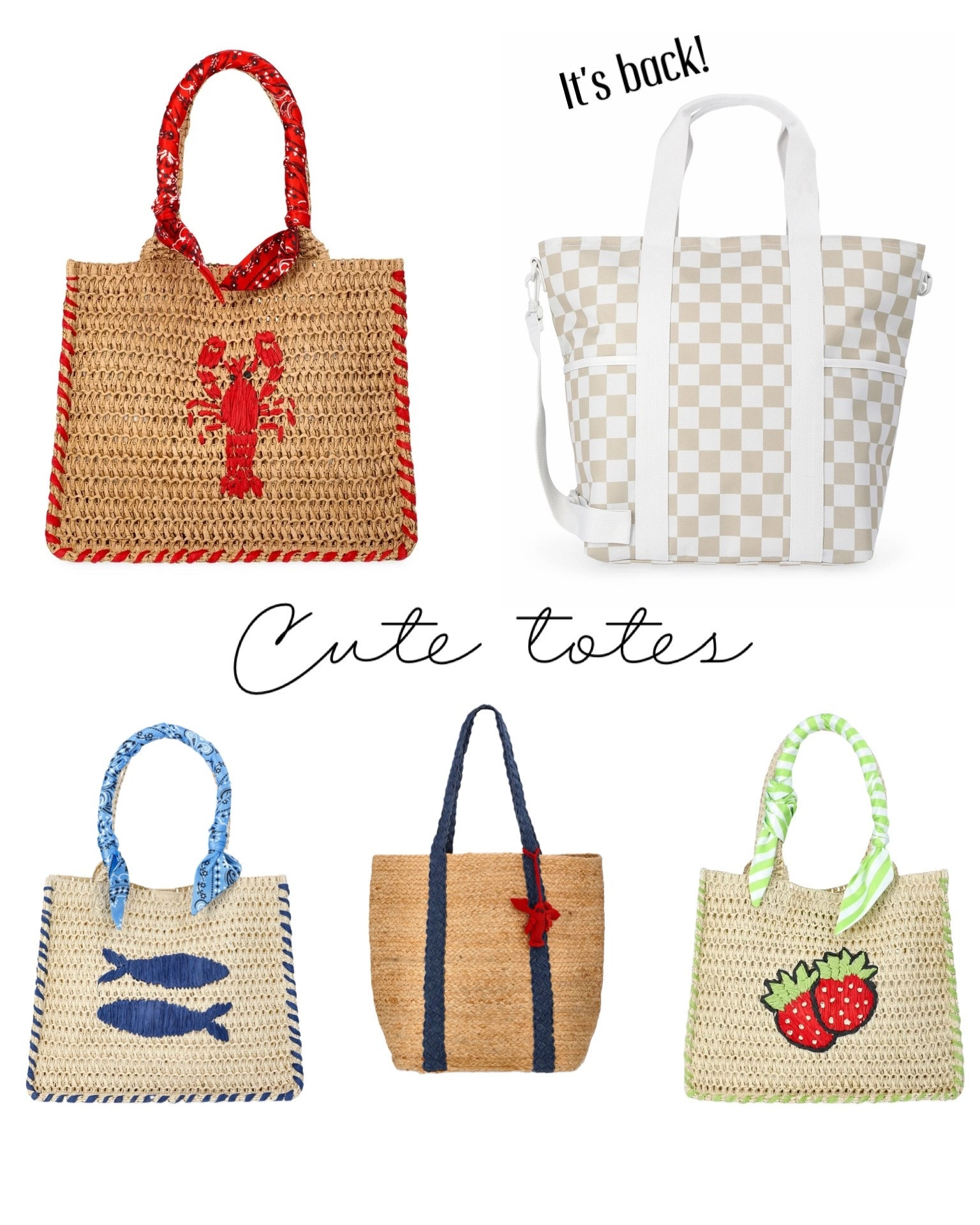 Cute totes! 