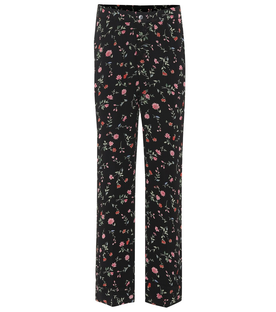 Floral crêpe pants | Mytheresa (US/CA)