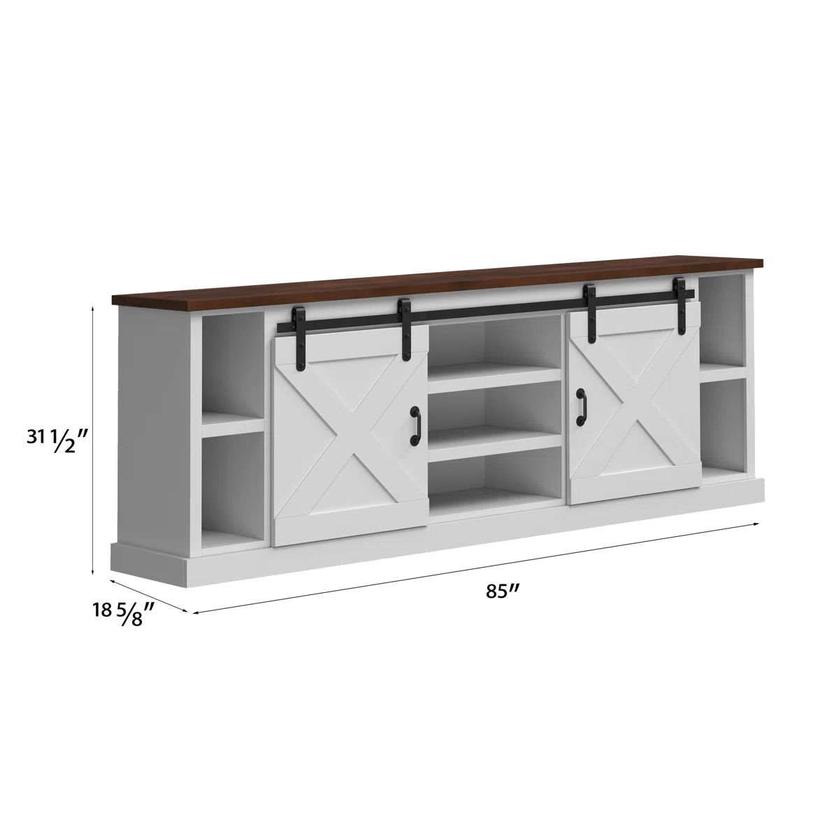 Downton TV Stand for TVs up to 95" | Wayfair North America