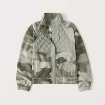Fleece Bomber Jacket | Abercrombie & Fitch (US)