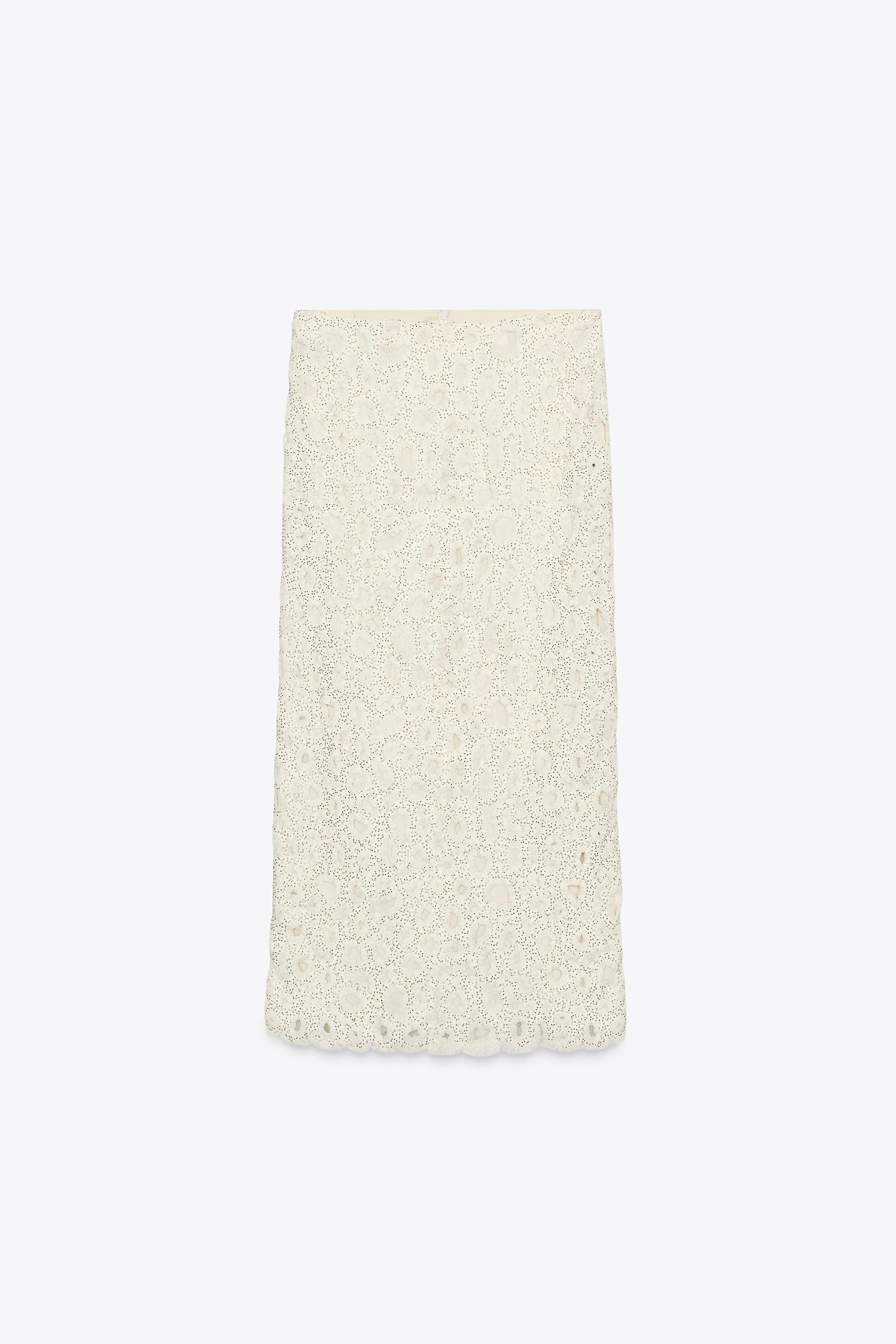 BEADED MIDI SKIRT ZW COLLECTION | Zara US