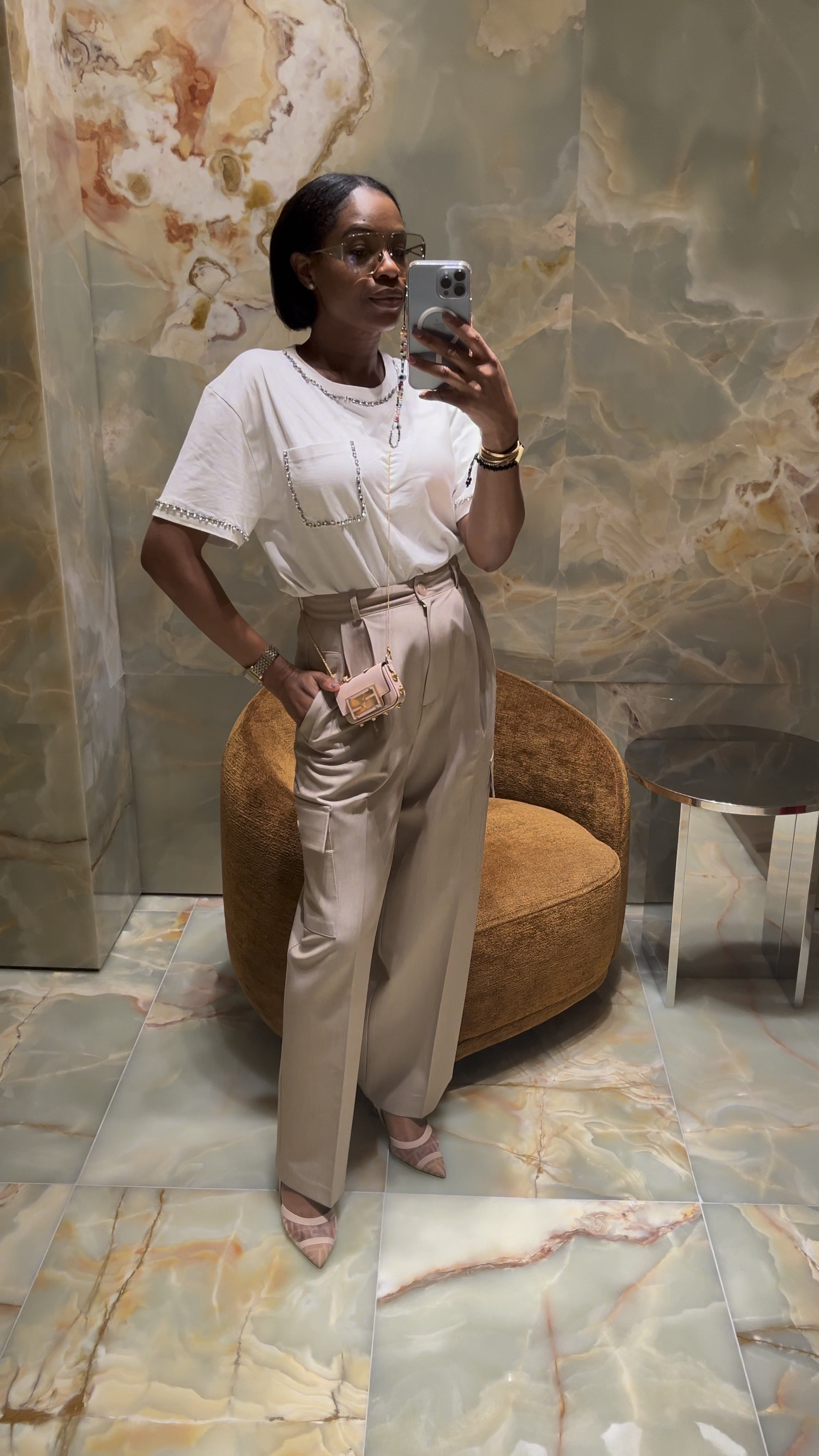 Today’s outfit of the day was a vibe. I love pairing, casual-cool pieces like a T-shirt with tailored pants and other dressy silhouette. This t-shirt is perfect for the holidays. 

#LTKHoliday #LTKstyletip #LTKover40