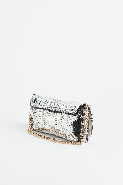 Sequined Shoulder Bag | H&M (US + CA)