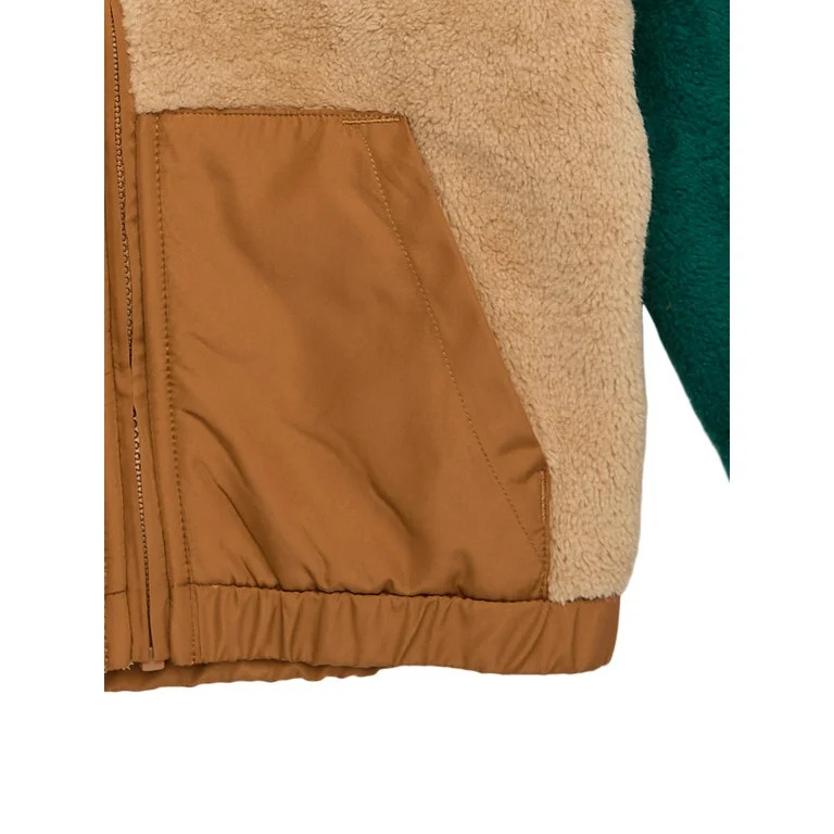 365 Kids from Garanimals Boys Mix and Match Teddy Fleece Jacket, Sizes 4-10 - Walmart.com | Walmart (US)