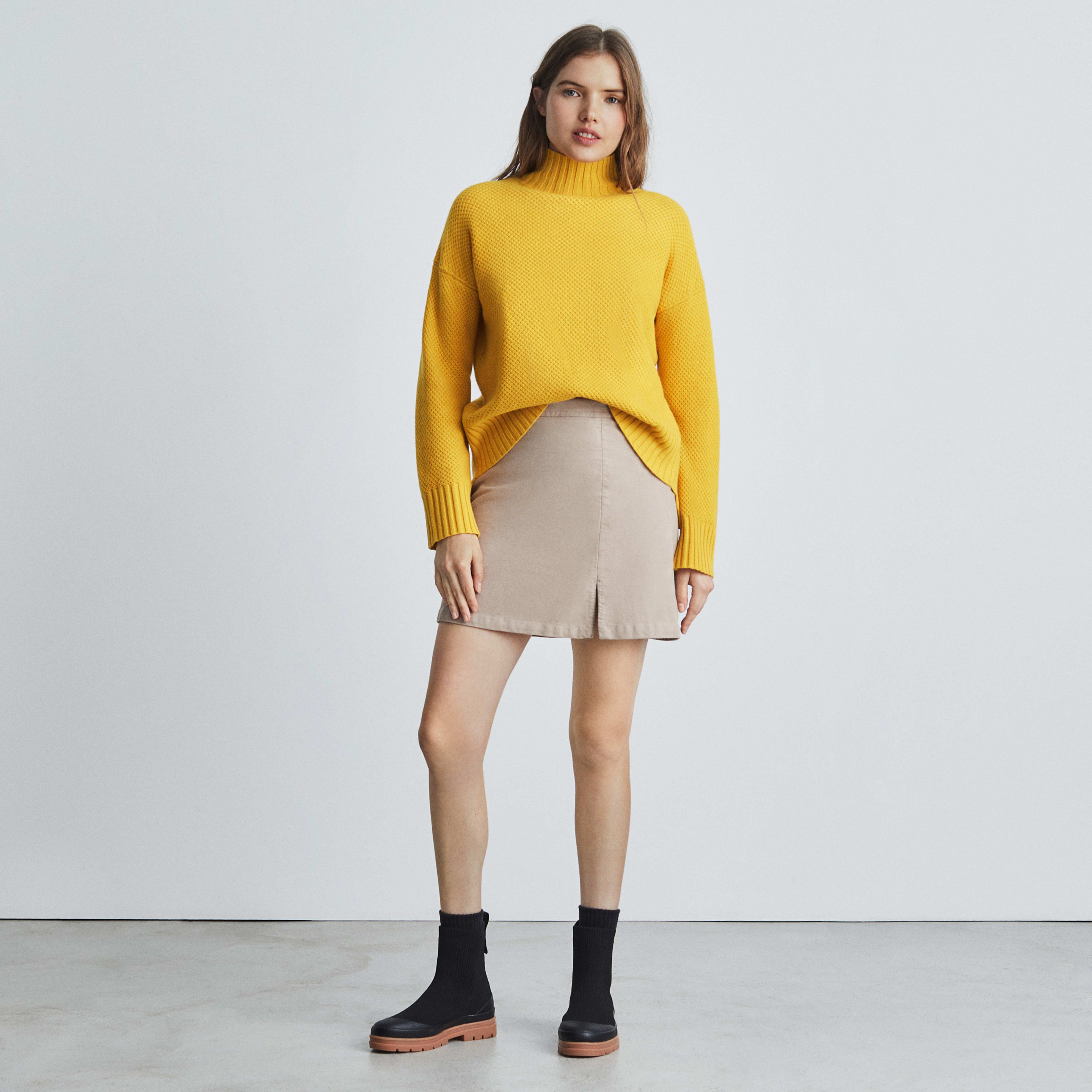 The Oversized Stroopwafel Turtleneck in ReCashmere | Everlane