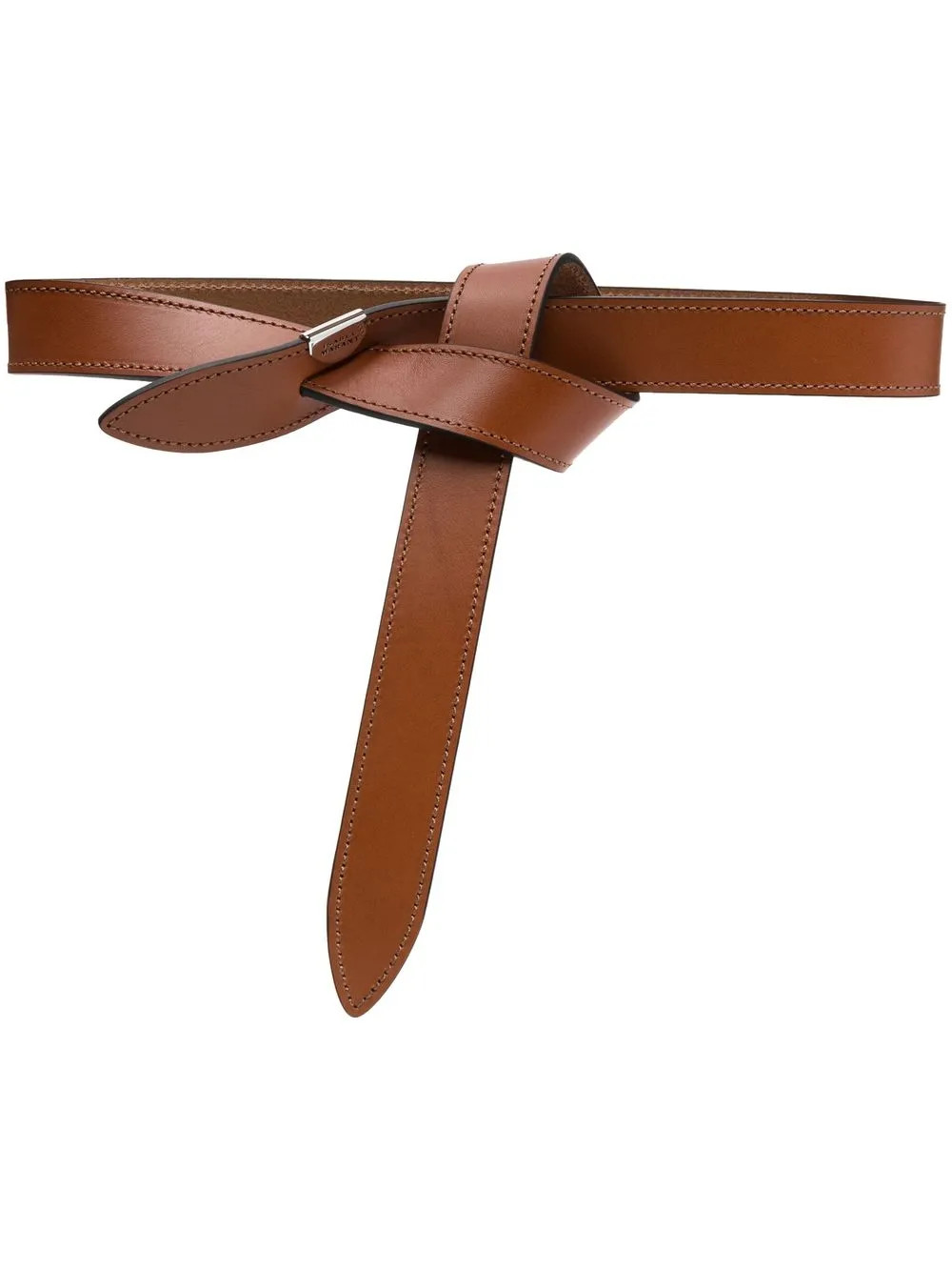 ISABEL MARANT Leather Knot Belt - Farfetch | Farfetch Global