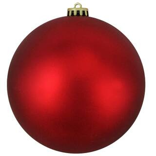 8" Red Shatterproof Matte Commercial Christmas Ball Ornament | Michaels | Michaels Stores