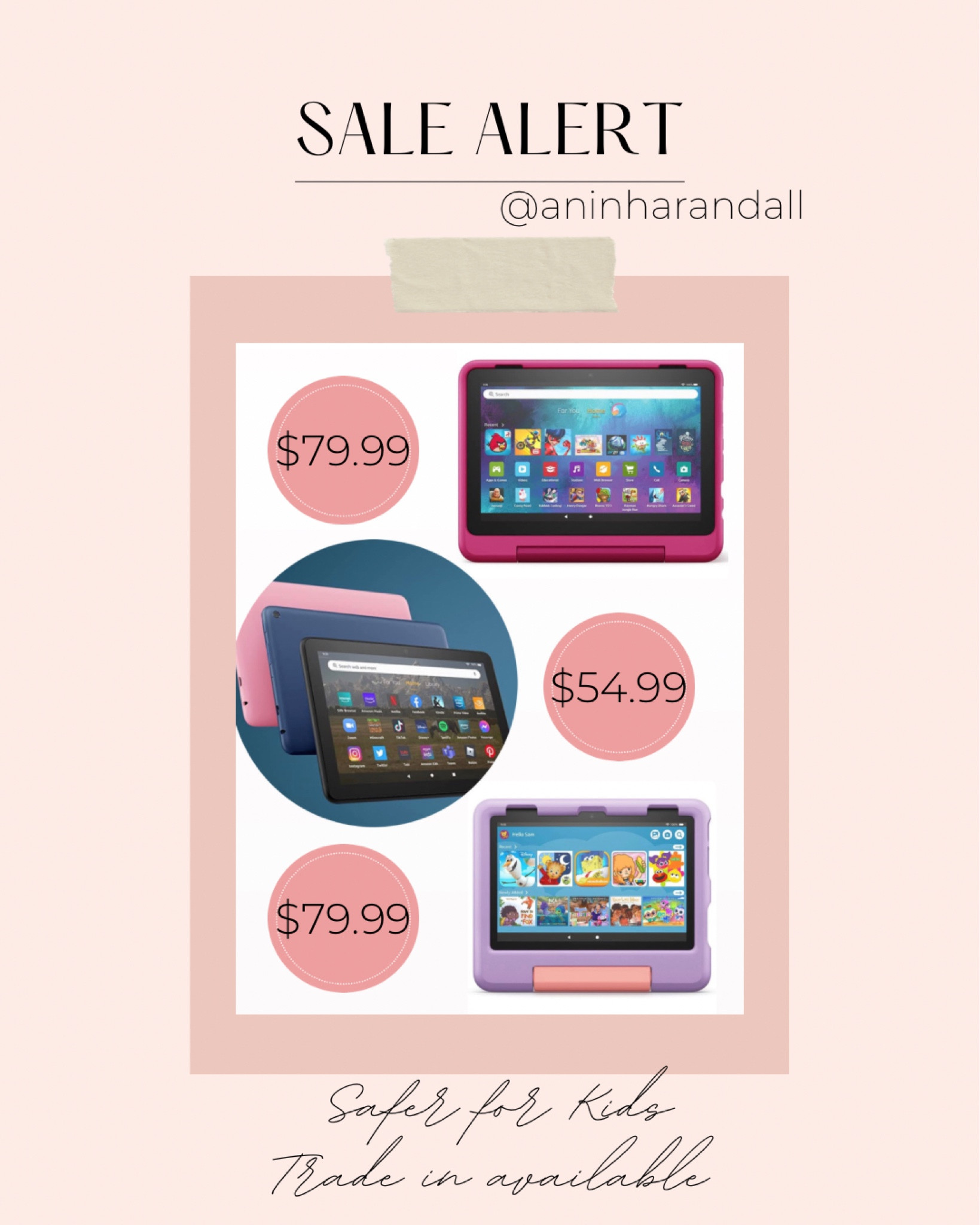 My kids favorite tablets. 
I feel like it’s safer than iPads.
Memory Cards on sale too! 
Great for Kindle Ebooks too - $55 for adults 



#LTKCyberweek #LTKsalealert #LTKunder100