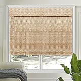 TWOPAGES Cordless Roman Shade Customized Bamboo Window Sun Light Filtering Treatment for Kitchen ... | Amazon (US)