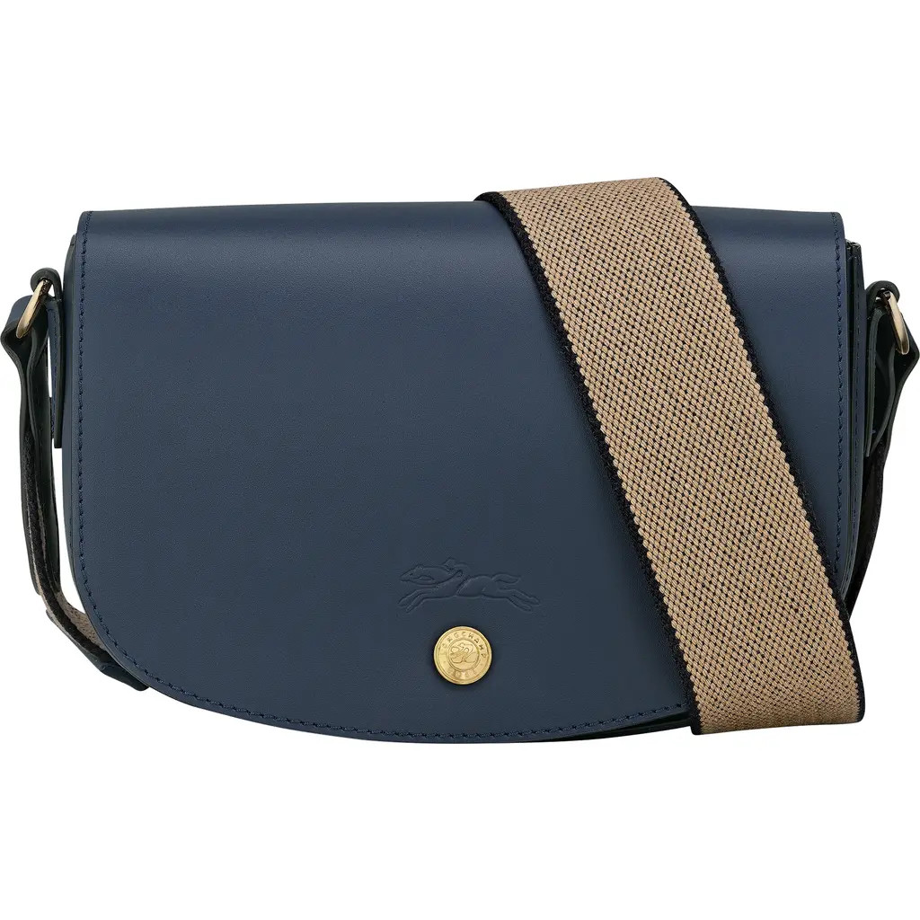 Longchamp Small Épure Leather Crossbody Bag in Navy at Nordstrom | Nordstrom