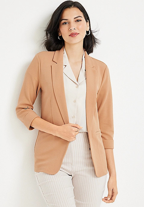 Versa Open Front Blazer | Maurices
