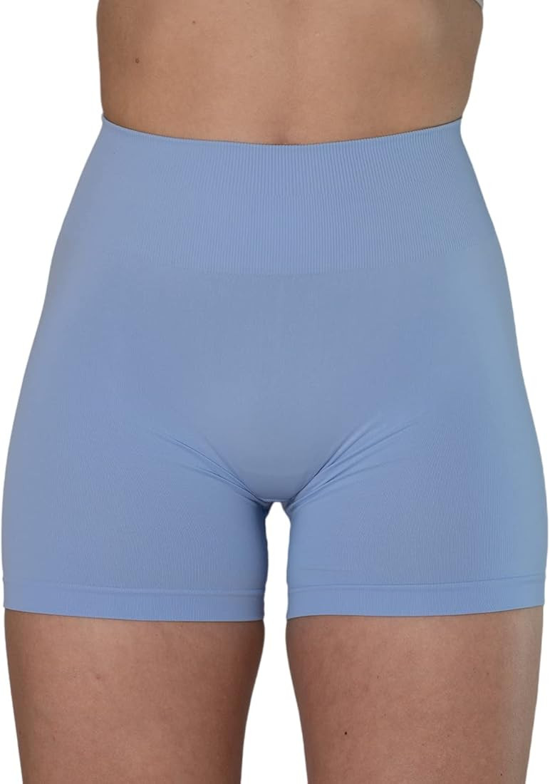AUROLA Dream Collection Workout Shorts for Women High Waist Seamless Scrunch Athletic Running Gym Yo | Amazon (US)