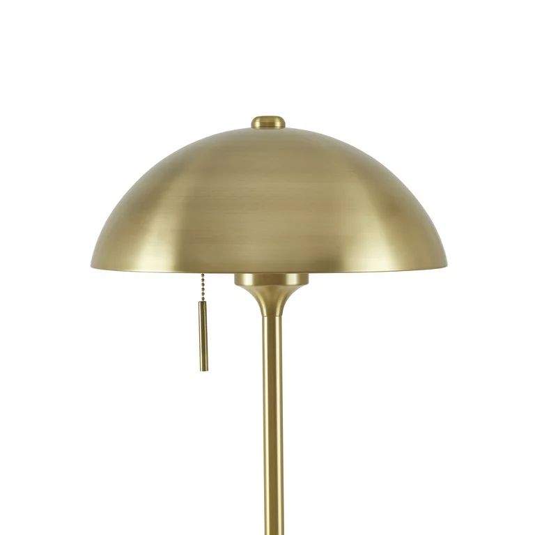 Better Homes & Gardens 62" Modern Dome Adult Floor Lamp, Brass | Walmart (US)