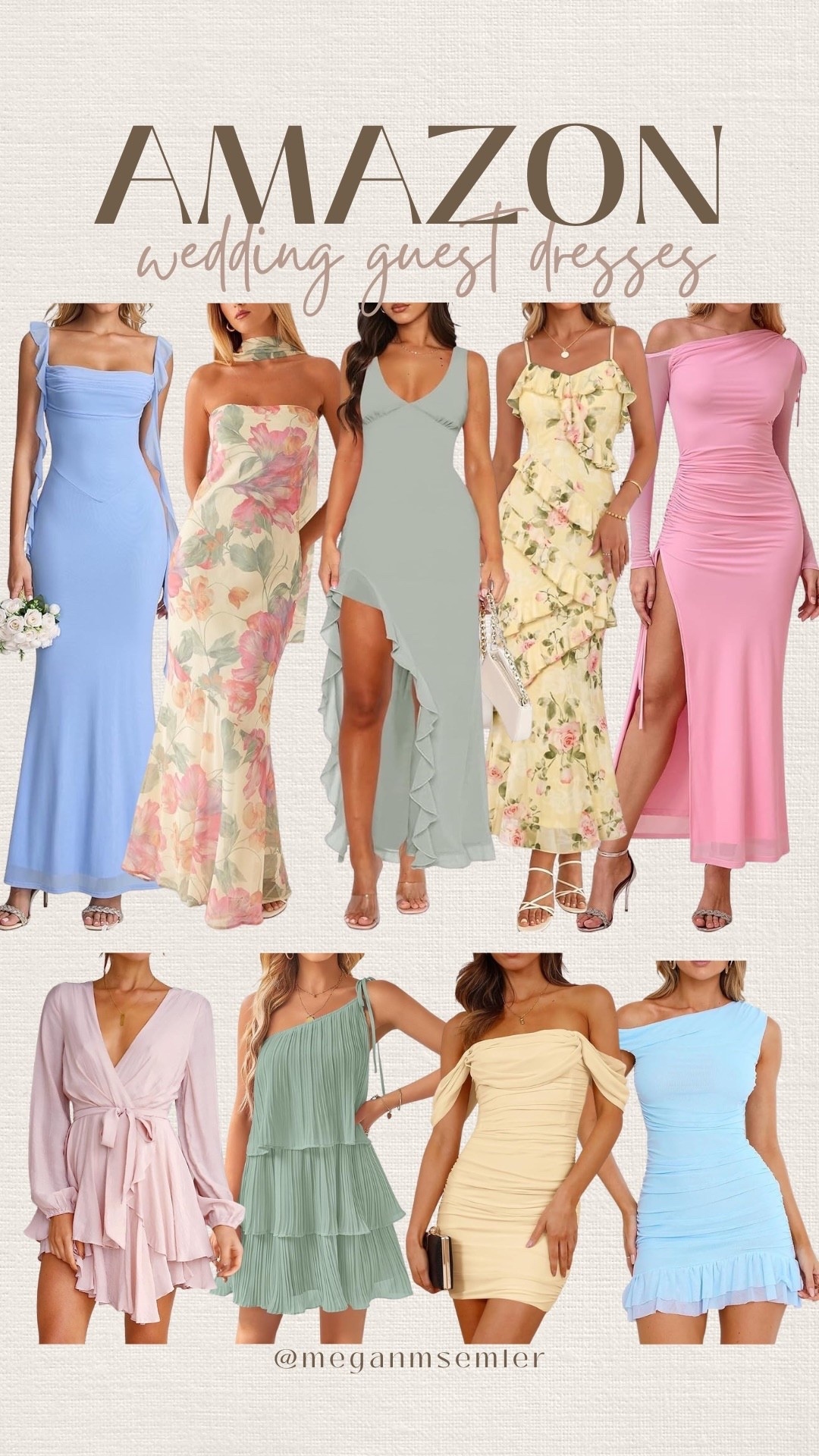 Amazon spring wedding guest dresses 

#LTKSeasonal #LTKootd #LTKWedding