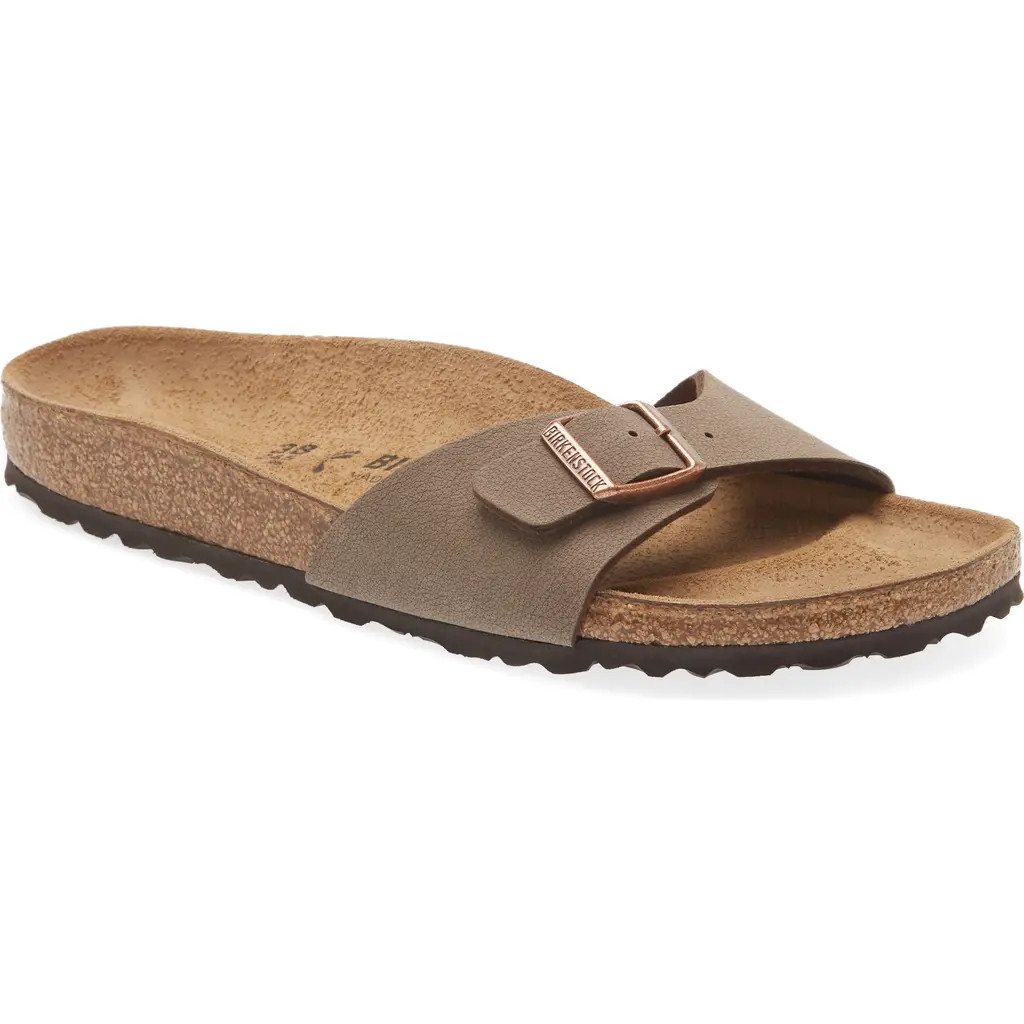 Birkenstock Madrid Slide Sandal in Mocha at Nordstrom, Size 8-8.5Us | Nordstrom
