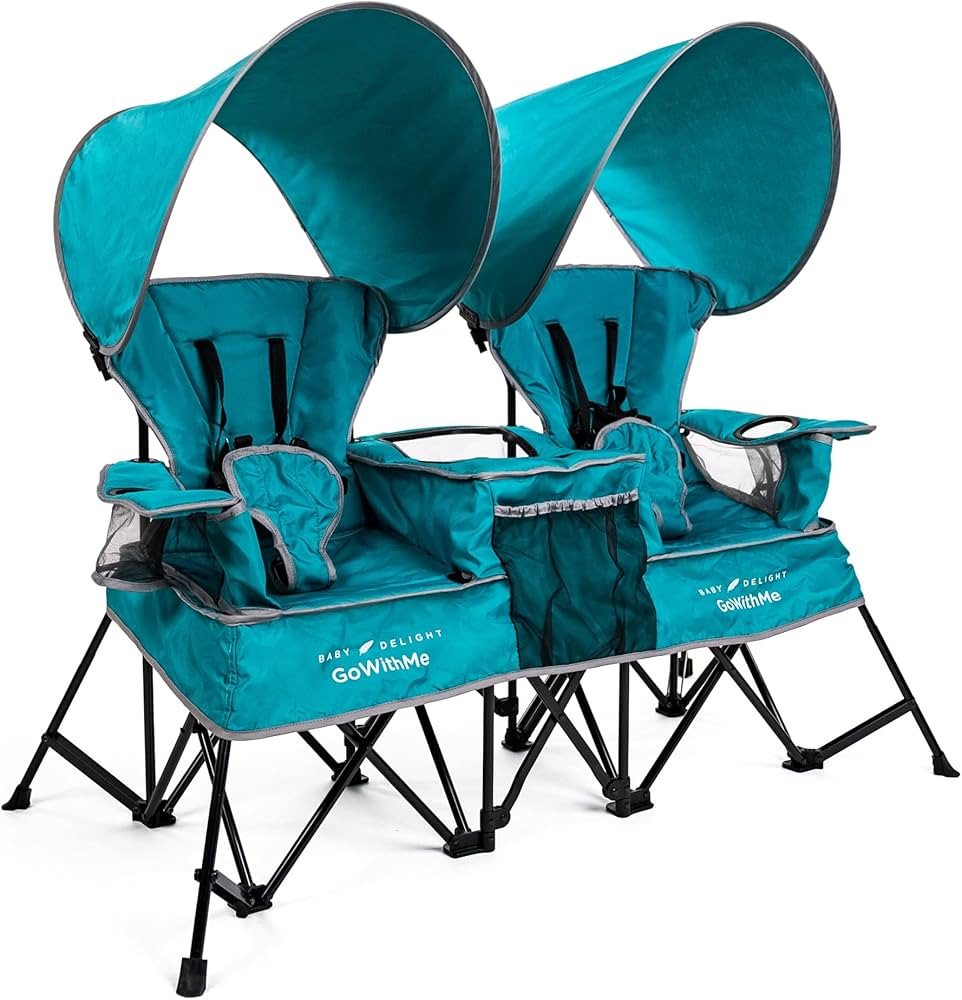 Baby Delight Go with Me Duo Deluxe Portable Chair | for Kids | Double Seat | Indoor and Outdoor |... | Amazon (US)