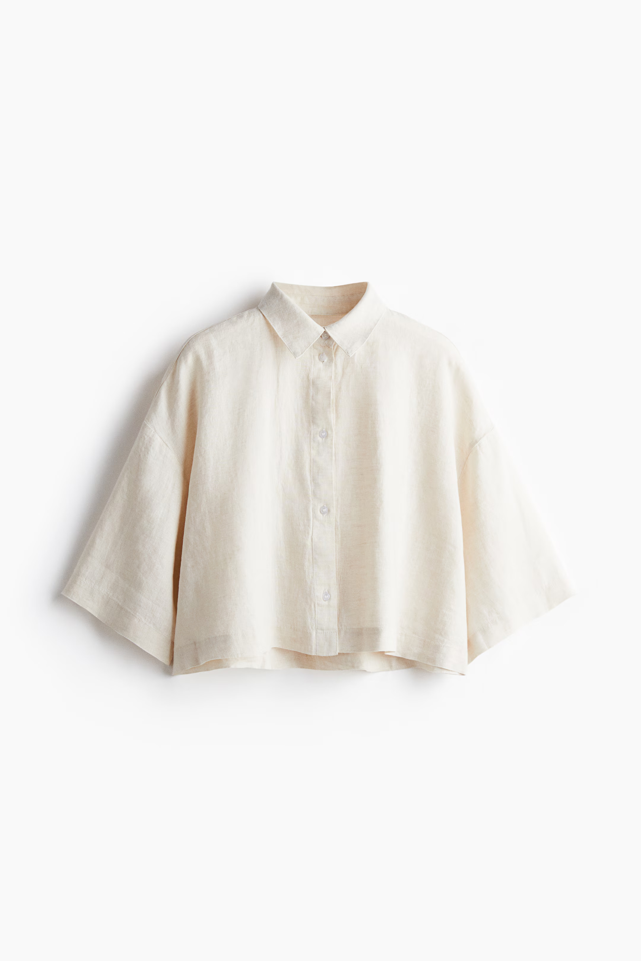 Boxy-Style Linen Shirt | H&M (US + CA)