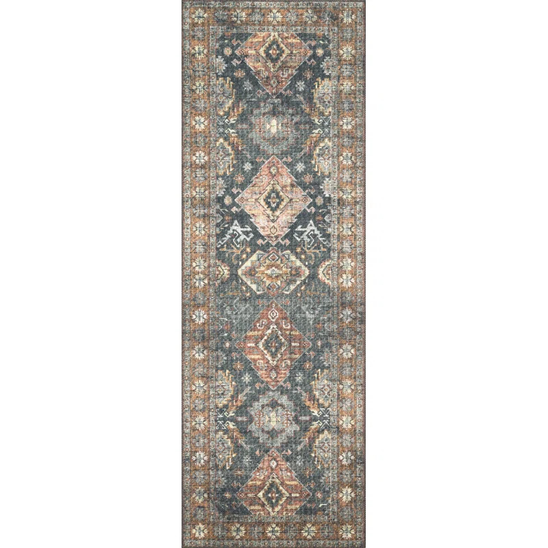 Rectangle 9' x 12' Skye Rust Area Rug | Wayfair North America