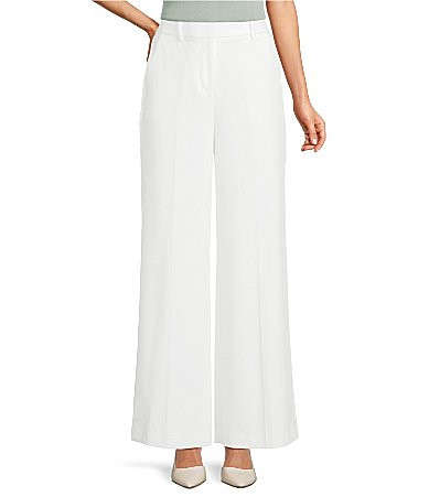 DKNY by Donna Karan Pleated Wide Leg Trouser Pants - 2 | Dillard's