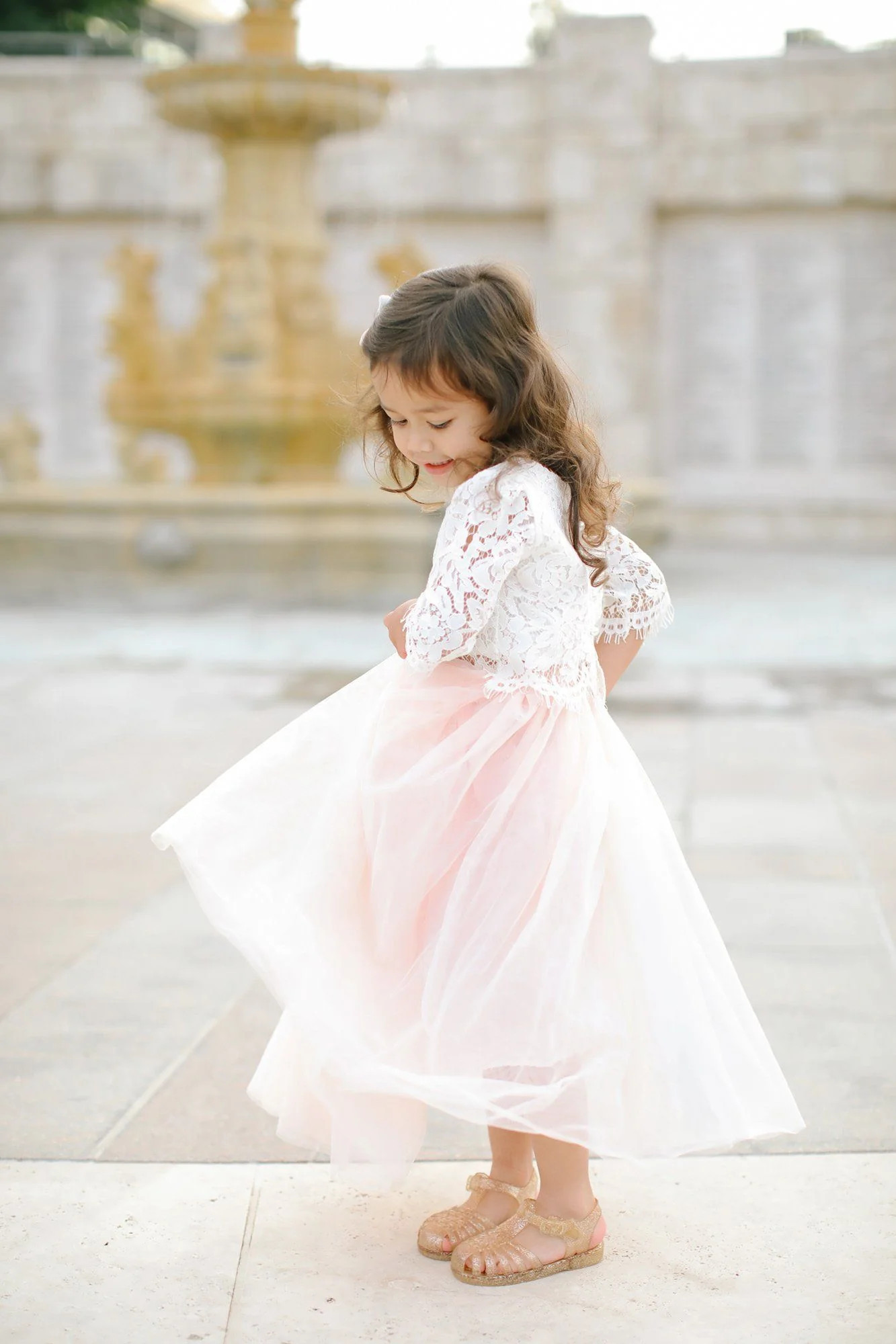 Kids Tulle Maxi Skirt | Morning Lavender