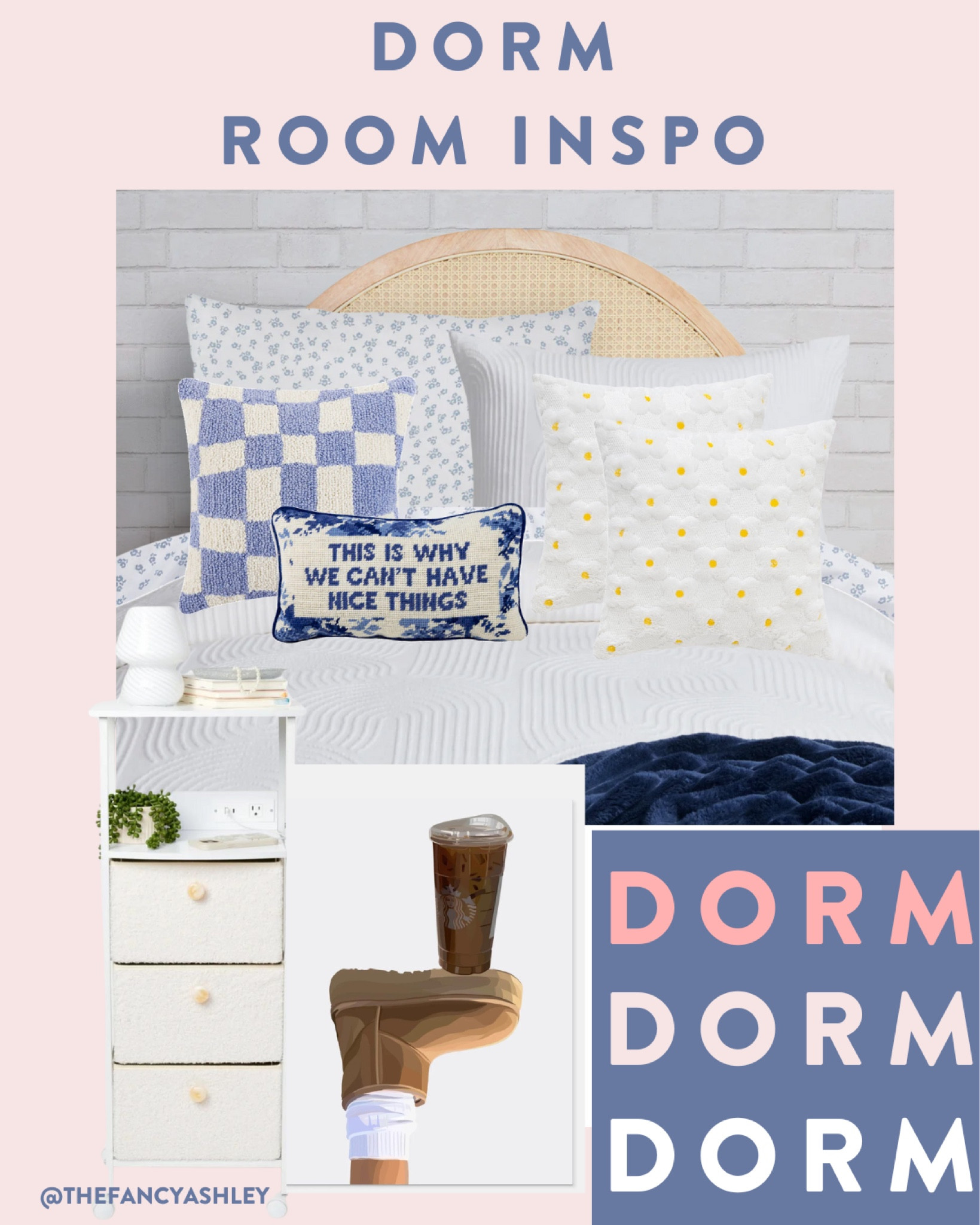 Dorm room inspo for girls 

#LTKHome #LTKSeasonal #LTKStyleTip