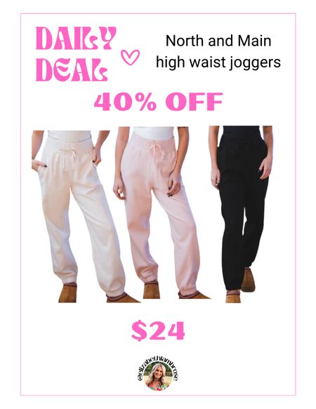daily deal on these joggers!! 40% off i had to order some for myself!
i got all three because they will go with everything! you can wear them out, to workout, or just lounging around!

#cozy #joggers #newyear #warm #winter #sweatpants #sale

#LTKSeasonal #LTKfitness #LTKsalealert