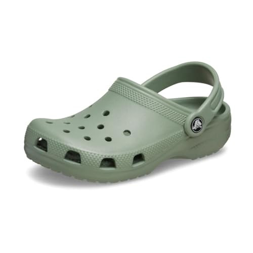 Crocs Kids Unisex Classic Clogs (Little Kid/Toddler/Big Kid) Moss 4 Medium | Amazon (US)