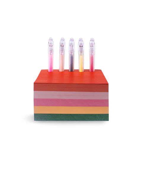 Rainbow Doodle Notepad with Gel Pens | ban.do