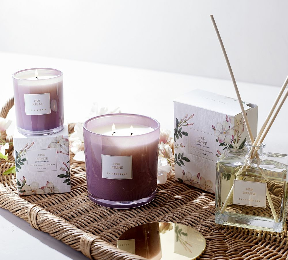 Pink Jasmine Scent Collection | Pottery Barn (US)