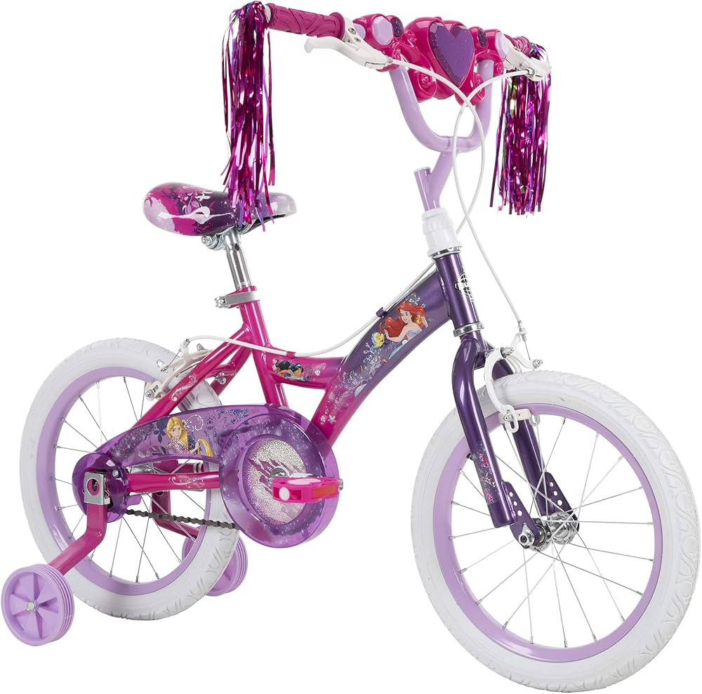 Huffy Disney Princess Kid Bike 12 inch & 16 inch, Quick Connect Assembly & Regular Assembly, Pink | Amazon (US)