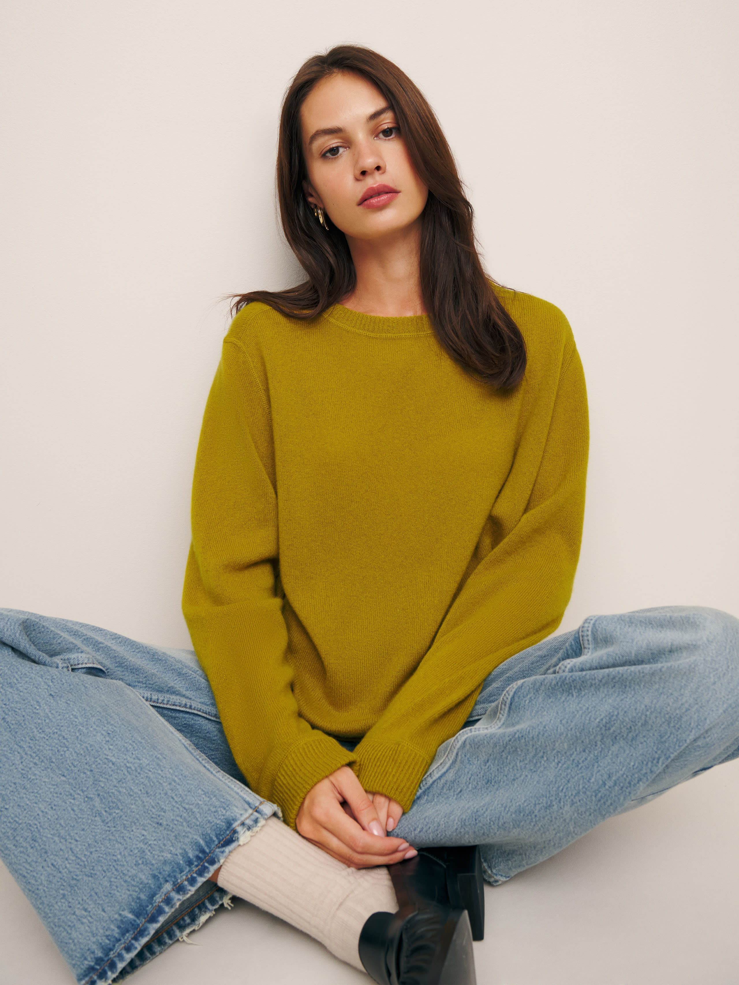 Cashmere Boyfriend Sweater | Reformation (Global)