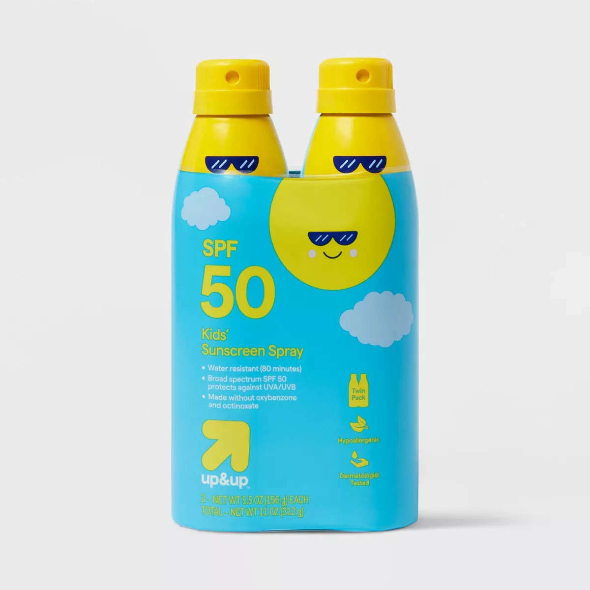Kids' Sunscreen Spray - SPF 50 - 5.5oz/2pk - up&up™ | Target