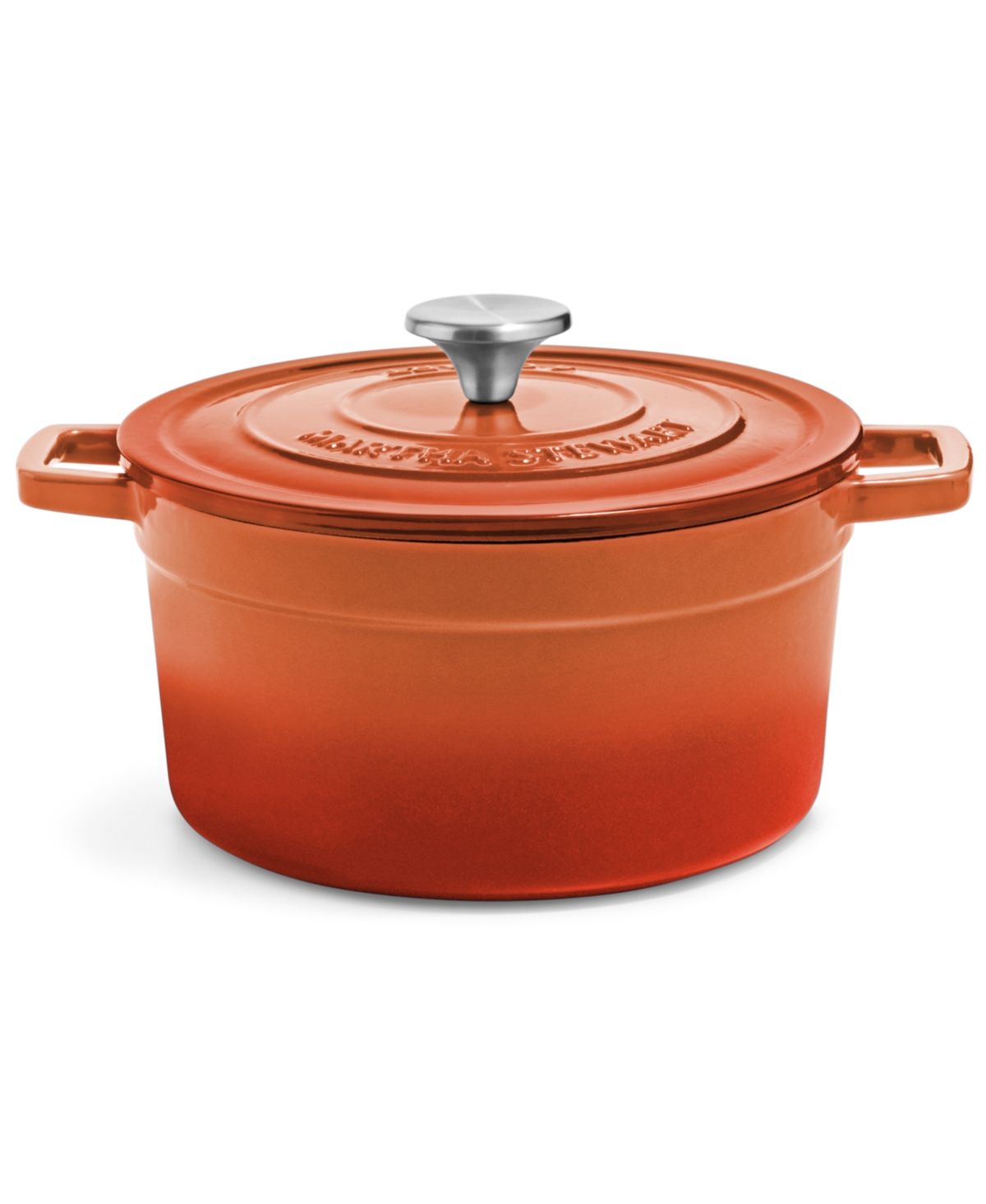 Martha Stewart Collection 4-Qt. Enameled Cast Iron Round Dutch Oven, Created for Macy's | Macys (US)