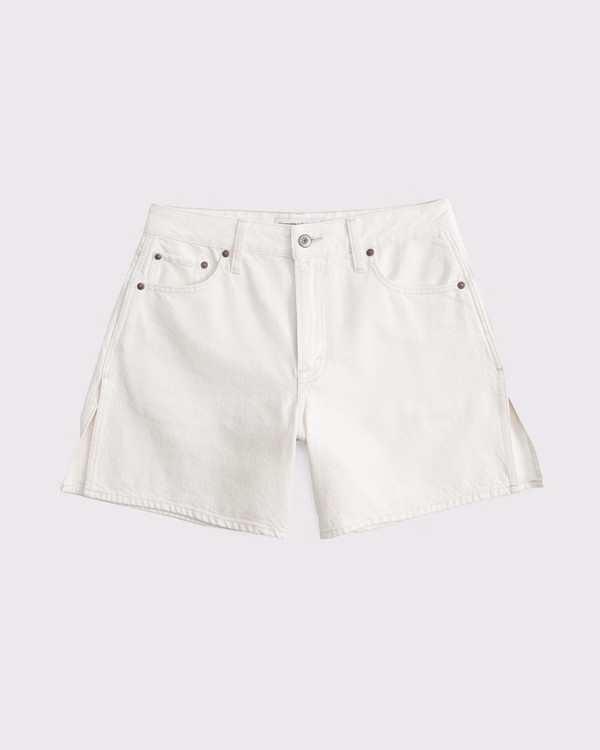 Curve Love High Rise Loose Short | Abercrombie & Fitch (US)
