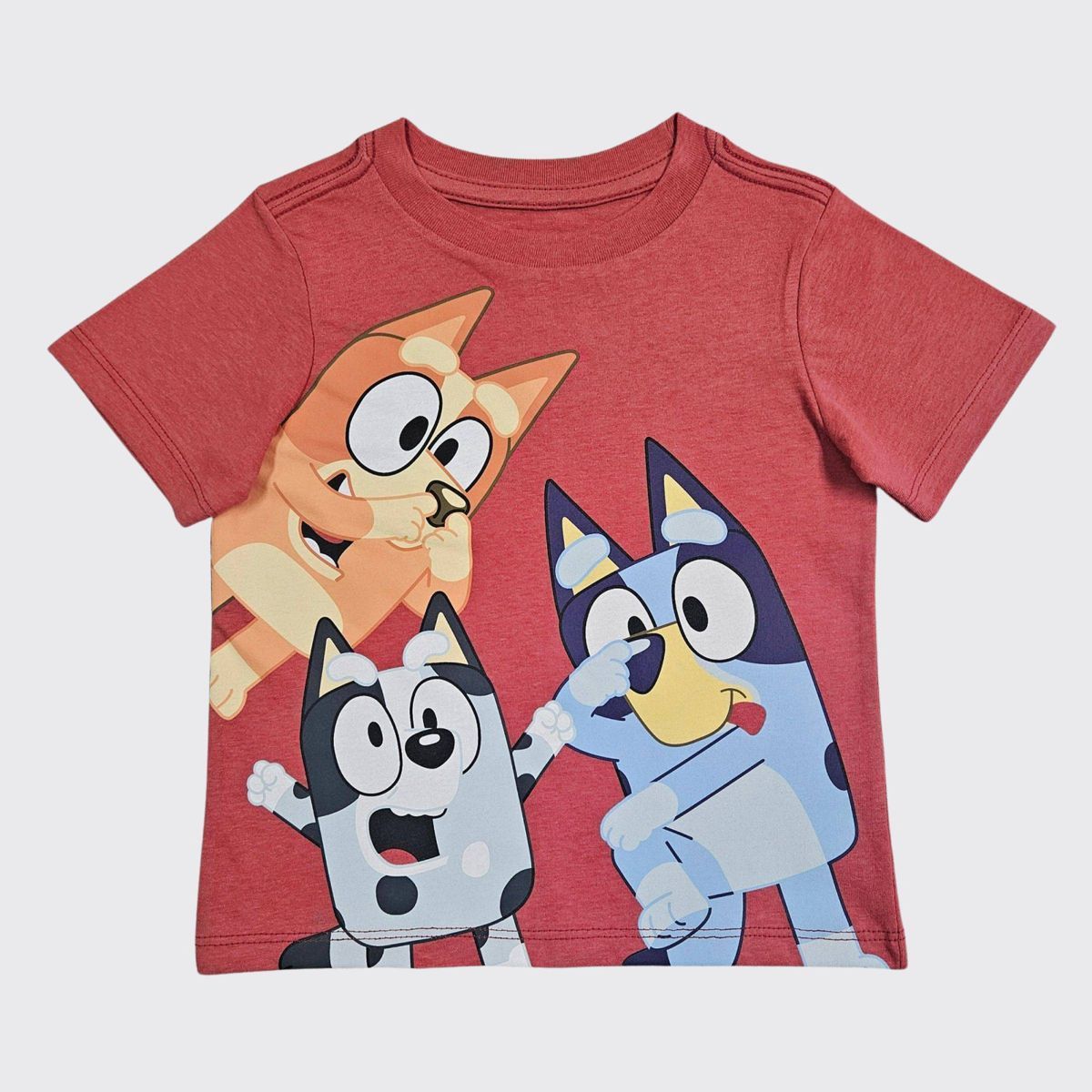 Toddler Boys' Bluey Short Sleeve T-Shirt - Red | Target