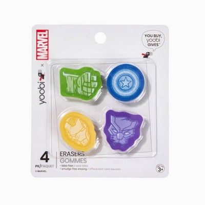 4pk Erasers Kawaii Avengers - Yoobi™ | Target